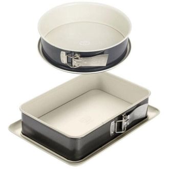 Dr. Oetker Stampo a cerniera tondo e stampo rettangolare - DR OETKER - Back Trend - 28 cm e 28 x 18 cm