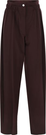 Sportmax Pantal&oacute;n ancho de lana el&aacute;stica Sportmax Quito