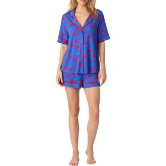 Room Service PJs Print Short Pajamas in Blue Print at Nordstrom, Size X-Small