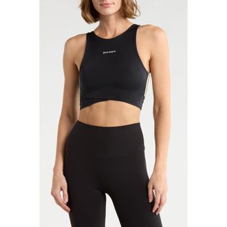 Palm Angels Logo Graphic Tank Top in Black White at Nordstrom Rack, Size X-Small