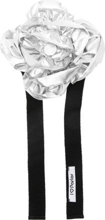 Parlor Choker met bloemenprint - Zilver