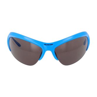 Balenciaga Sunglasses, unisex, Blue, Size: ONE SIZE Oversize Sunglasses