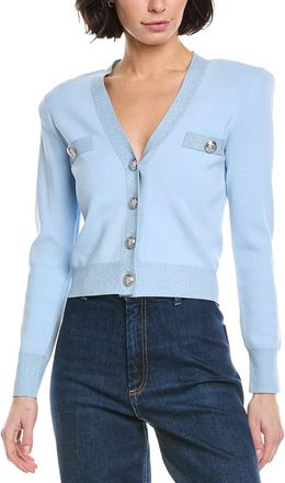 L'agence Lagence Taya Cropped V-Neck Cardigan