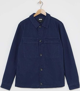 Jacamo Navy Cotton Pocket Jacket
