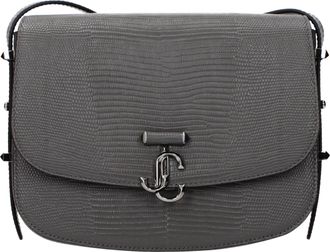Jimmy Choo London Damess Crossbodytassen Leer Grijs/Gunmetal