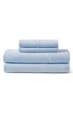 Ted Baker Ladder Stitch 300 Thread Count Sheet Set in Blue Fog at Nordstrom, Size Queen