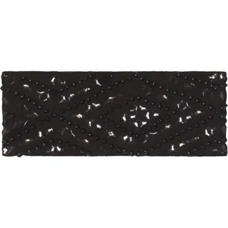 Lanvin Embroidered Headband in Black at Nordstrom
