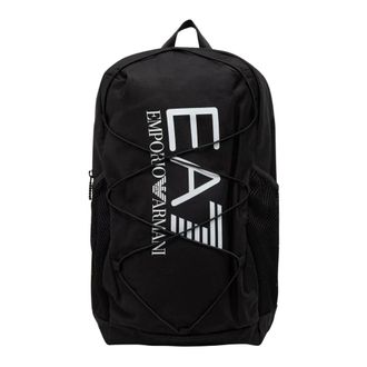Emporio Armani Emporio Armani Ea7, Tassen, unisex, Zwart, ONE Size, Polyester, Gecoate Stoffen Rugzak
