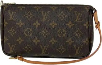 Louis Vuitton Pre-owned Shoulder Bags, female, Brown, Size: ONE SIZE Pre-owned Pochette Pouch