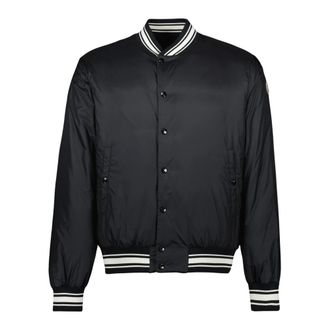 Moncler Reversible Bouchet Bomber Jacket - male - Moncler - Bomber Jackets - Black - 3XL - Jackets
