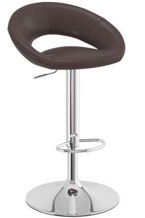 Netfurniture Serene Breakfast Bar Stool Height Adjustable in Brown