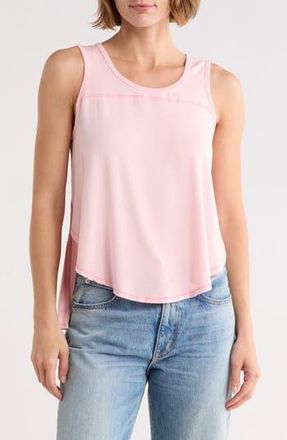 Go Couture Rounded High-Low Tank in Rosewood at Nordstrom Rack, Size X-Large