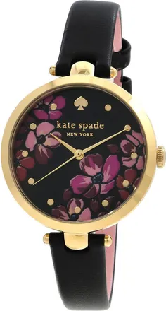 Kate Spade New York Holland Quartz Black Dial Ladies Watch KSW1843
