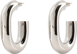 Paco Rabanne Elegante XL Link Oorbellen - Dames - Oorbellen - Grijs - ONE Size - Accessoires