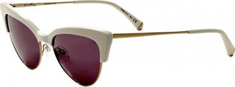 Kate Young for Tura Womens K529-BON-55 K529 55 BON Cecilia Sunglasses - Beige - One Size