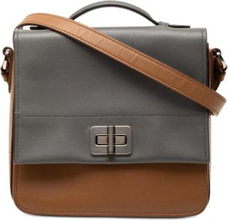 Prada Pre-owned Cross Body Bags, female, Brown, Size: ONE SIZE Pre-owned Leather Crossbody Bag