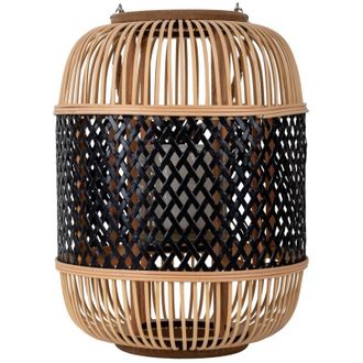 N&auml;ve Naeve Korbinian L&aacute;mpara Solar Port&aacute;til Para Exteriores De 23 Cm, Color Negro, Con Sensor De Amanecer A Anochecer, 1500-1800 K, Ip44