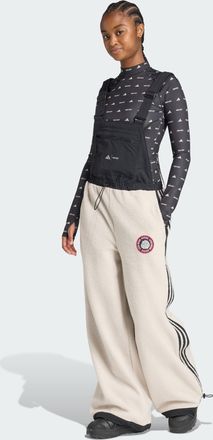 adidas Womens x MOON BOOT Bib Pant - Beige - Size X-Small
