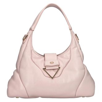 La Carrie Soft Sache Leren Tas - Dames - Schoudertassen - Roze - ONE Size - Leer - Tassen