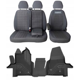 OEM Juego De 77 Fundas De Asientos Para Ford Transit Mk8 (2013-2025)