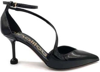 Ninalilou Pump - Dames - Pumps - Zwart - 40 EU - Leer - Schoenen