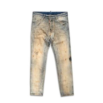 Dsquared2 Straight Jeans, male, Blue, Size: XL Straight Jeans