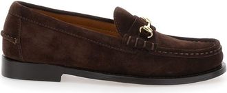 Sebago joe Modena Brown Pull-on Loafers With Horsebit Detail In Suede Woman