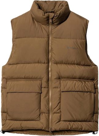 Carhartt Work in Progress Springfield Vest - Heren - Bodywarmers - Bruin - S - Polyester - Jassen