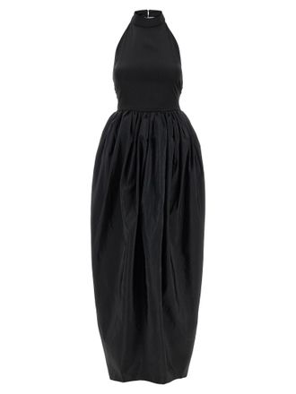 Rotate Satin Taffeta Maxi Dress