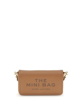 Marc Jacobs Womens Mini Shoulder Bag Argan Oil Calf Leather