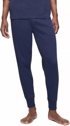Calvin Klein Womens French Terry Seashore Jogger Lounge Pants In Blue