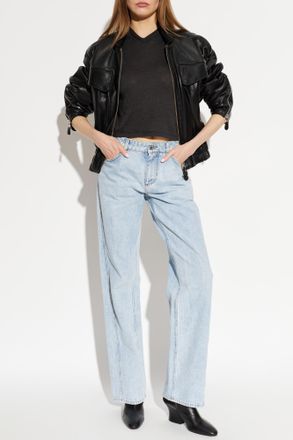 Iro Leather Jacket Dunea, Womens, Black
