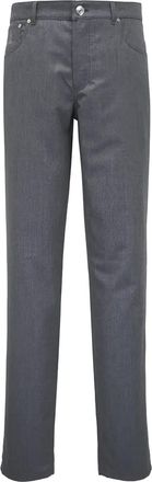 Brunello Cucinelli five-pocket trousers - men - Wool - L - Grey