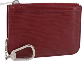 Louis Vuitton Pre-owned Coin Purse - Dames - Vintage Accessoires - Rood - ONE Size - Leer - Vintage