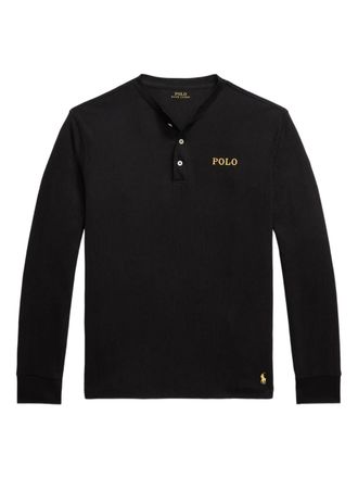 Polo Ralph Lauren Henley top - Zwart