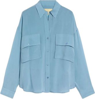 Momoni Mujer, Blusas y Camisas, Azul, Talla: XS