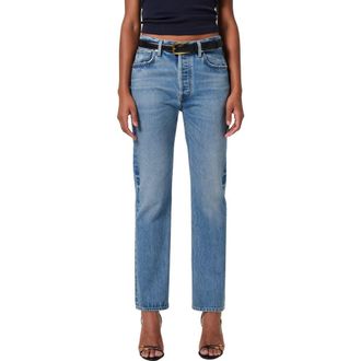 Citizens Of Humanity Blaine High Waist Ankle Straight Leg Jeans in Perri at Nordstrom Rack, Size 26