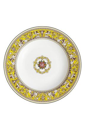 Wedgwood Florentine Bone China Soup Bowl in Citron at Nordstrom