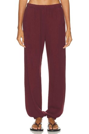&Eacute;terne Boyfriend Pocket Sweatpants In Oxblood