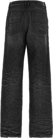 Diesel Straight-Leg Denim Jeans - Black