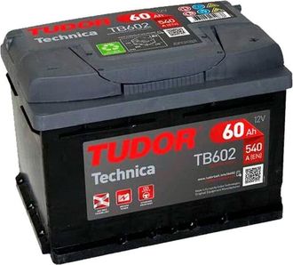 Tudor Tb602 Bater&iacute;a De Coche 60ah 540a En - Tudor