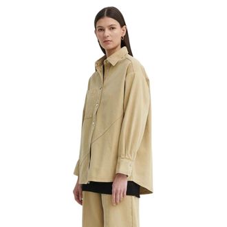 &Aacute;eron Overhemden, Dames, Groen, S, Katoen, Anita Jacket