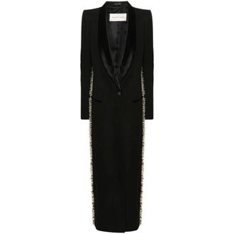 Dries Van Noten Single-Breasted Coats - female - Dries Van Noten - Single-Breasted Coats - Black - S - Coats