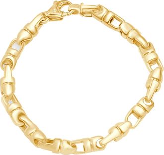 Pompeii3 Mens Link 14k Gold (53gram) or Platinum (85gram) 7mm Bracelet 8.5