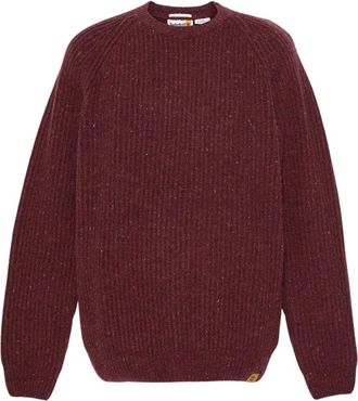 Timberland Rondgebreide trui - Heren - Ronde hals truien - Rood - L - Truien & Vesten