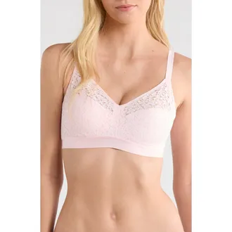 Chantelle Norah Supportive Wireless Bra in Waterlily Pink at Nordstrom, Size 32D