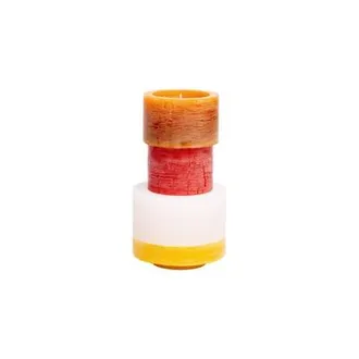Stan Editions Candle Candl Stack - Yellow - Paraffin wax - Designer Stan Verstraete