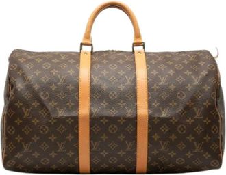 Louis Vuitton Pre-owned Weekend Bags, female, Brown, Size: ONE SIZE Pre-owned Keepall 50