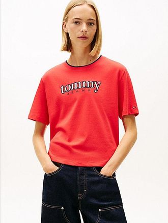 Tommy Hilfiger Camiseta amplia y holgada con logo