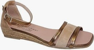 Eric Michael Womens Perry Sandal In Bronze